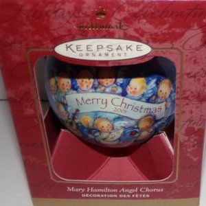 HALLMARK KEEPSAKE ORNAMENT "MARY HAMILTON ANGEL CHORUS! THIS IS SO BEAUTIFUL!!